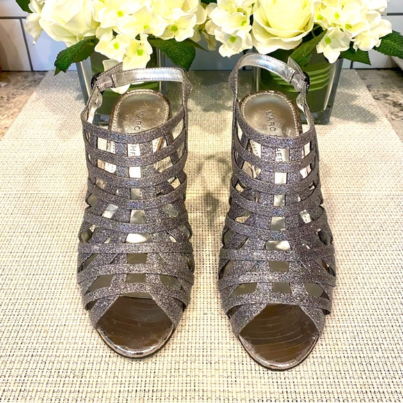 NIB Marc Fisher sparkly heels size 6.5 - Picture 2 of 4
